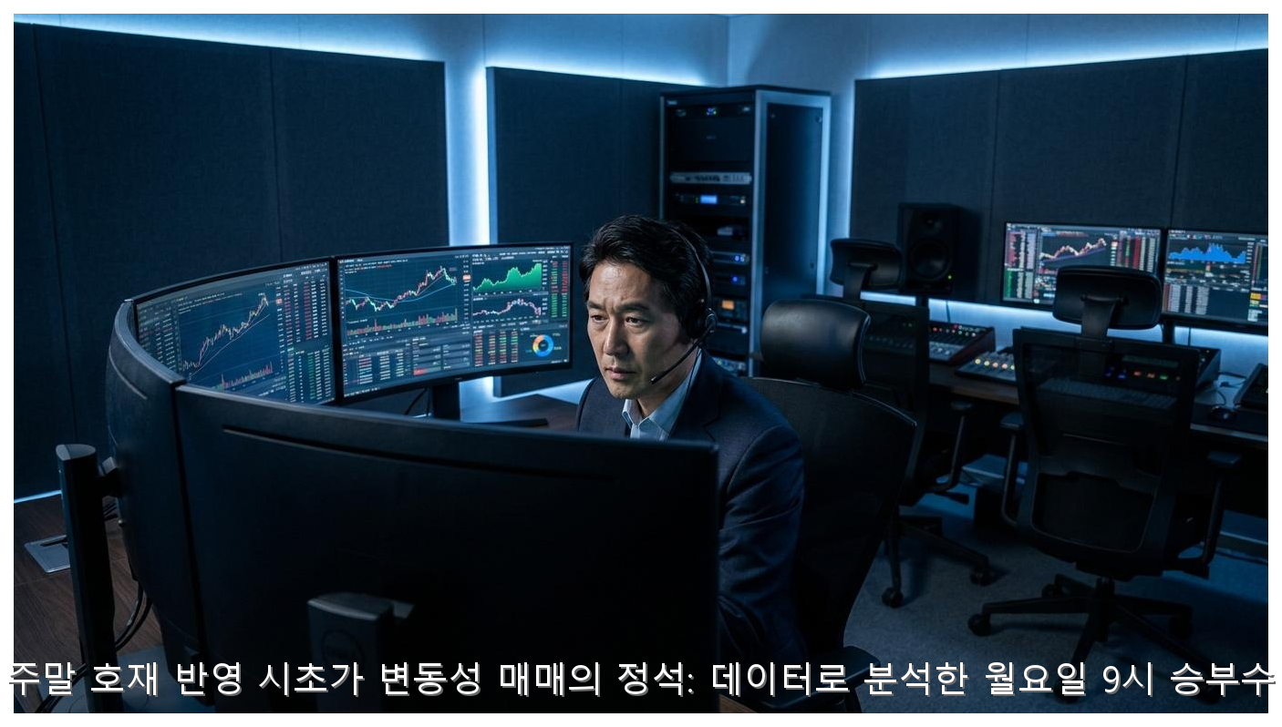 주말 호재 반영 시초가 변동성 매매의 정석: 데이터로 분석한 월요일 9시 승부수 핵심 안내 및 분석 인포그래픽 (5)