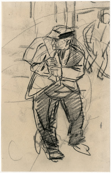 Man met zak over schouder 1898