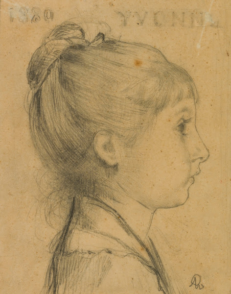 Portrait dYvonne de profil 1880