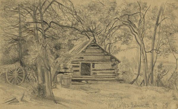 Soldiers hut 1863
