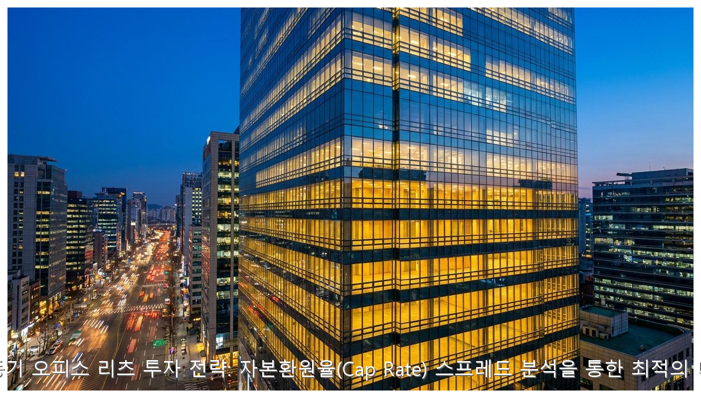 금리 변동기 오피스 리츠 투자 전략: 자본환원율(Cap Rate) 스프레드 분석을 통한 최적의 매수 타점 핵심 안내 및 분석 인포그래픽 (5)