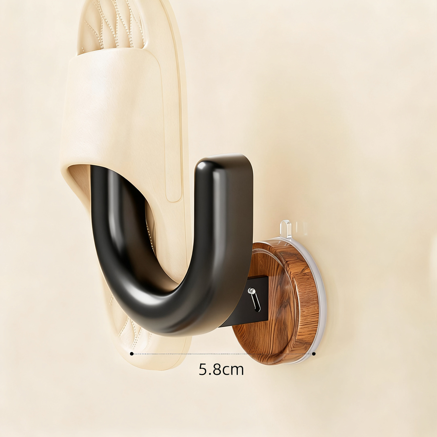 Saugnapf-Schuhregal für Bad, PP-Material