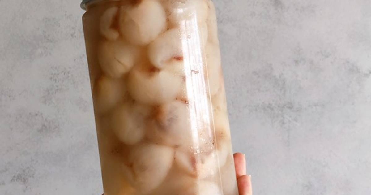 Vải ngâm đường
