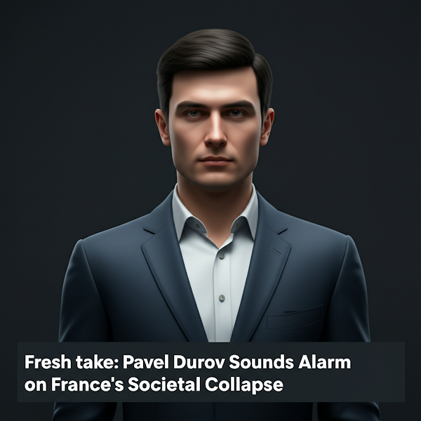 Fresh take: Pavel Durov Sounds Alarm on France's Societal Collapse