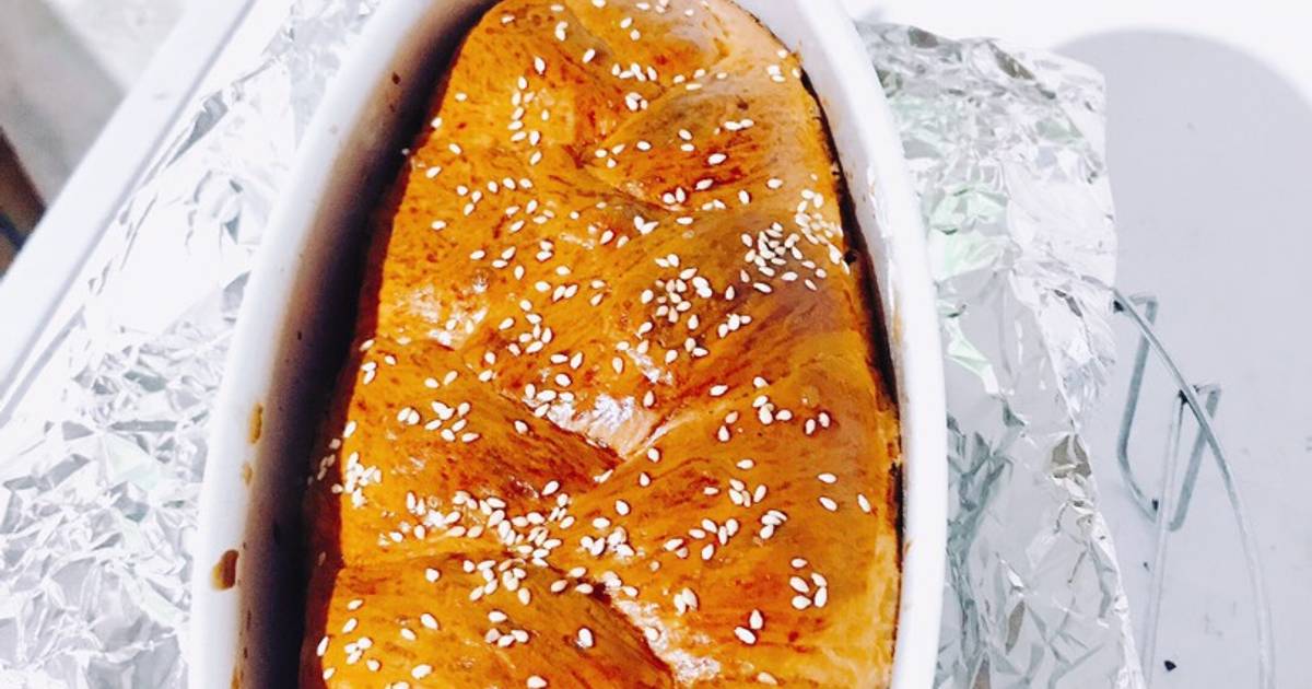 Bánh mỳ hoa cúc bằng nồi nướng thuỷ tinh