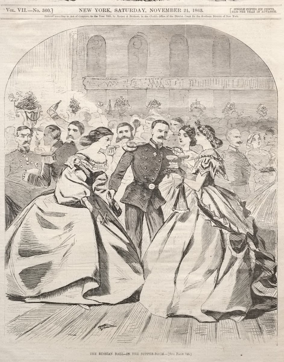 The Russian Ball  In the Supper Room 1863