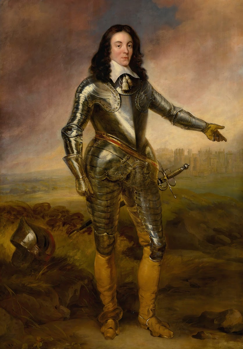 Portrait of a Gentleman Probably Captain Joseph Poole of SykehouseWearing Armor