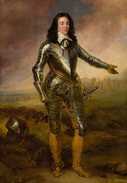 Portrait of a Gentleman Probably Captain Joseph Poole of SykehouseWearing Armor