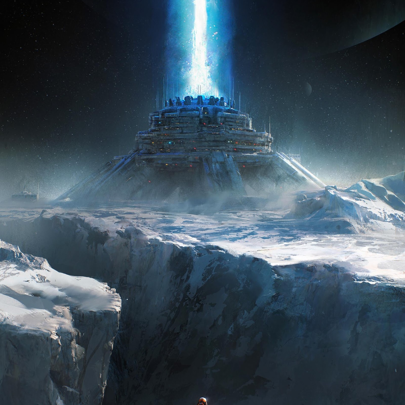 Download Explorer At Massive Arctic Outpost 2K iPhone