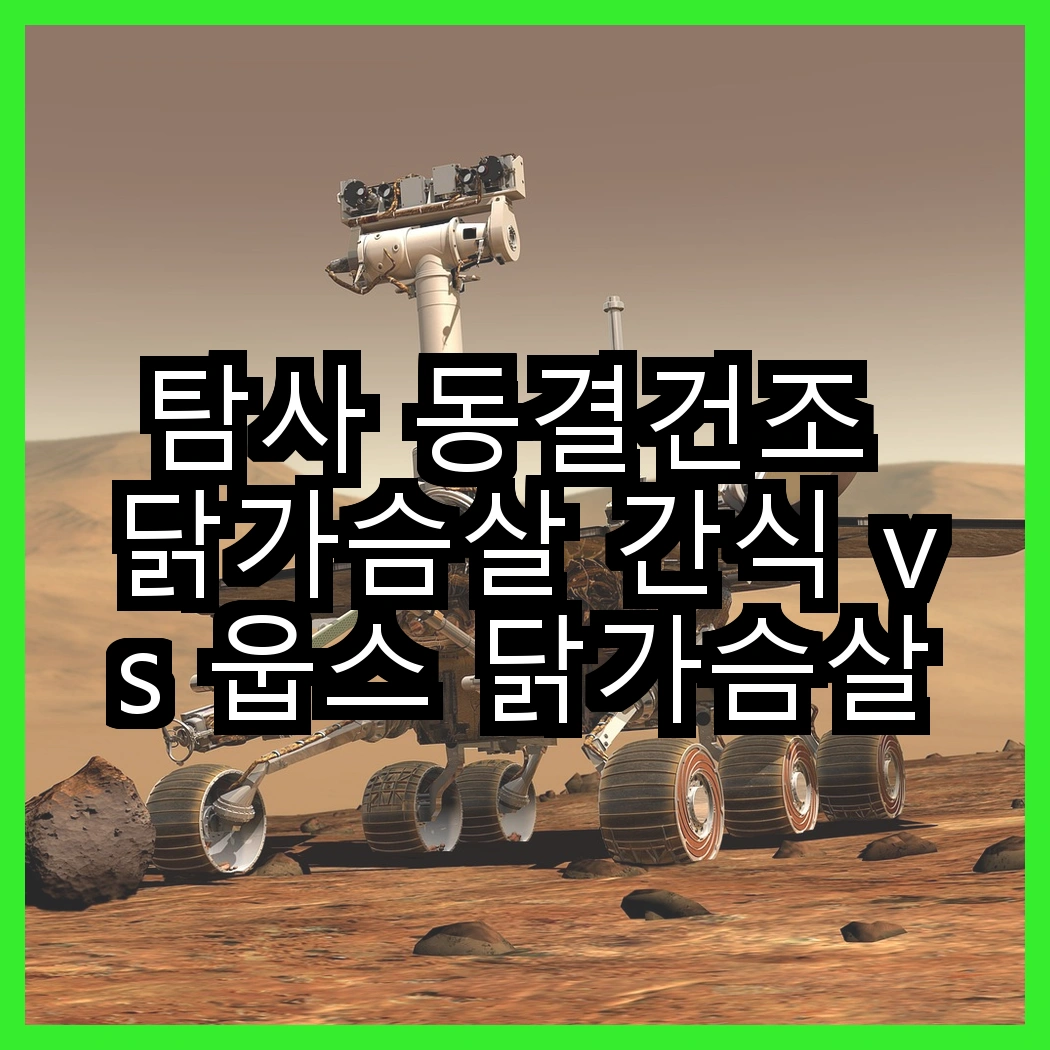 탐사 동결건조 닭가슴살 간식 vs 웁스 닭가슴살 간식, 어떤 선택이 더 맛있을까요? 썸네일