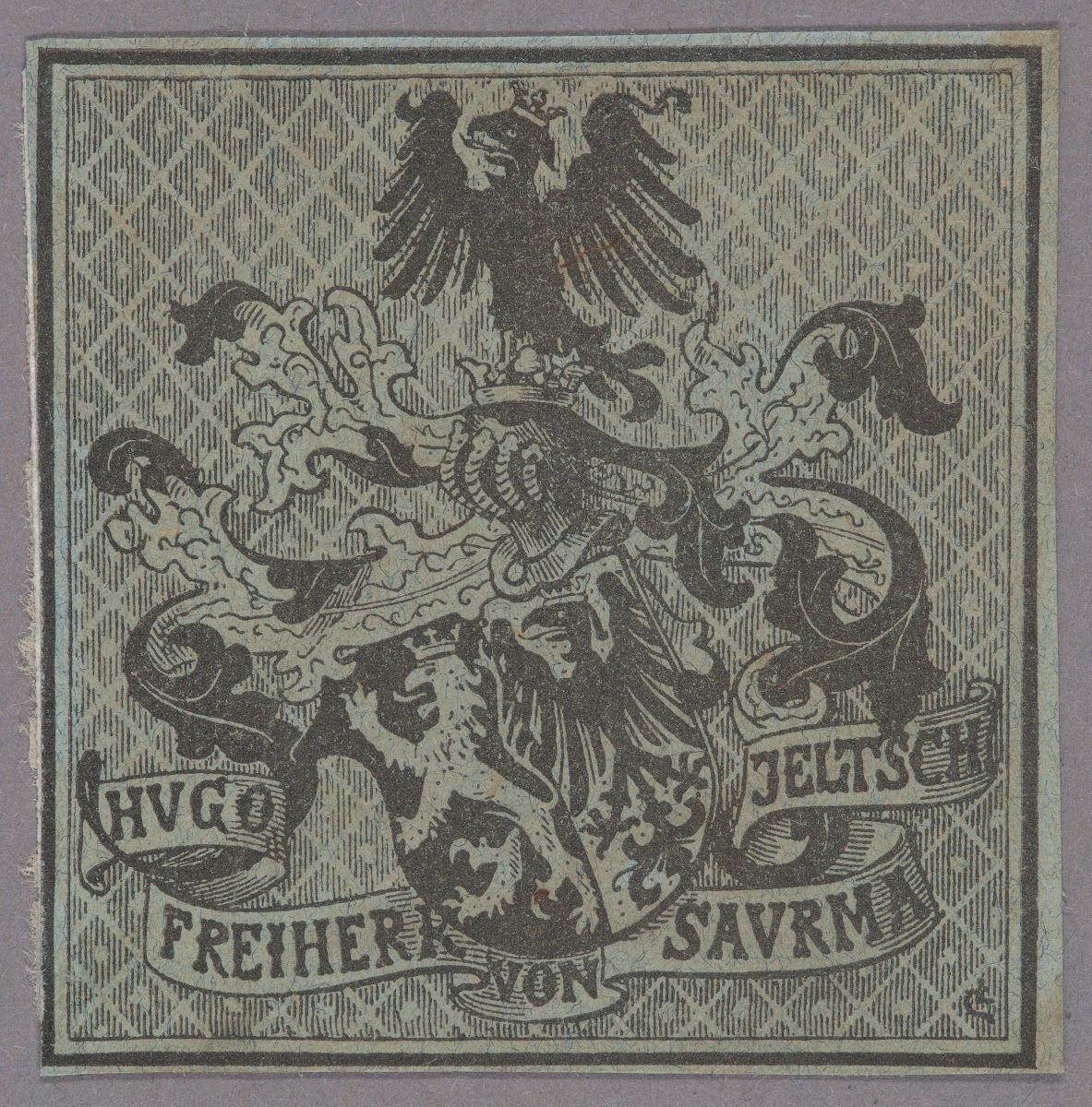 Hugo von Saurma Jeltsch 1837 1896  ekslibris