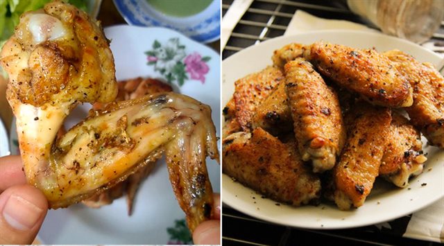 Cánh Gà Nướng Tiêu Đen