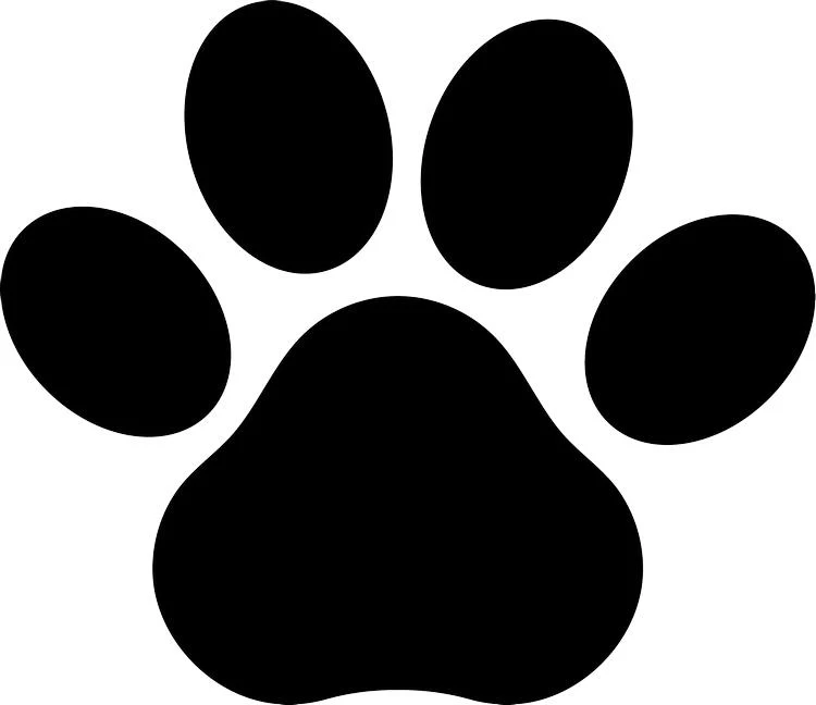Paw Print Free SVG for xTool Laser Cutting and Engraving