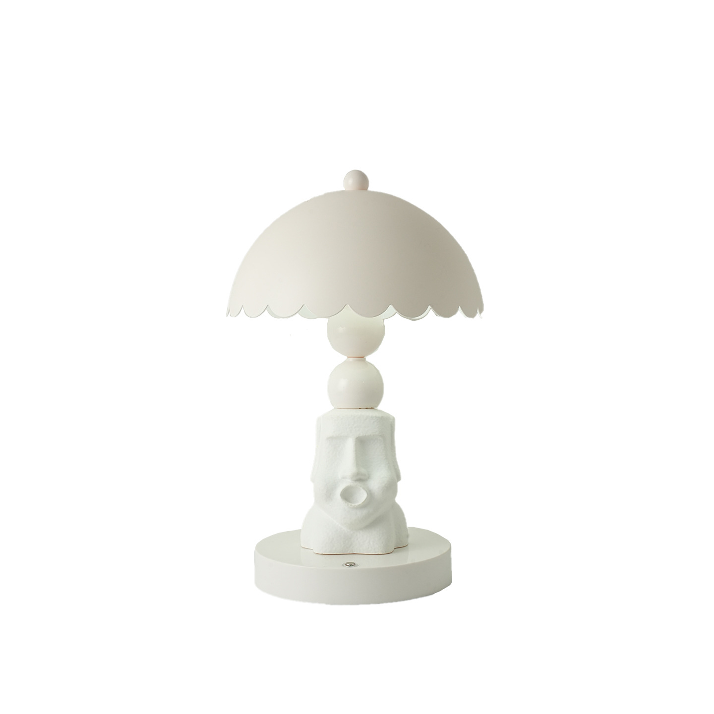 White Moai Statue Table Lamp