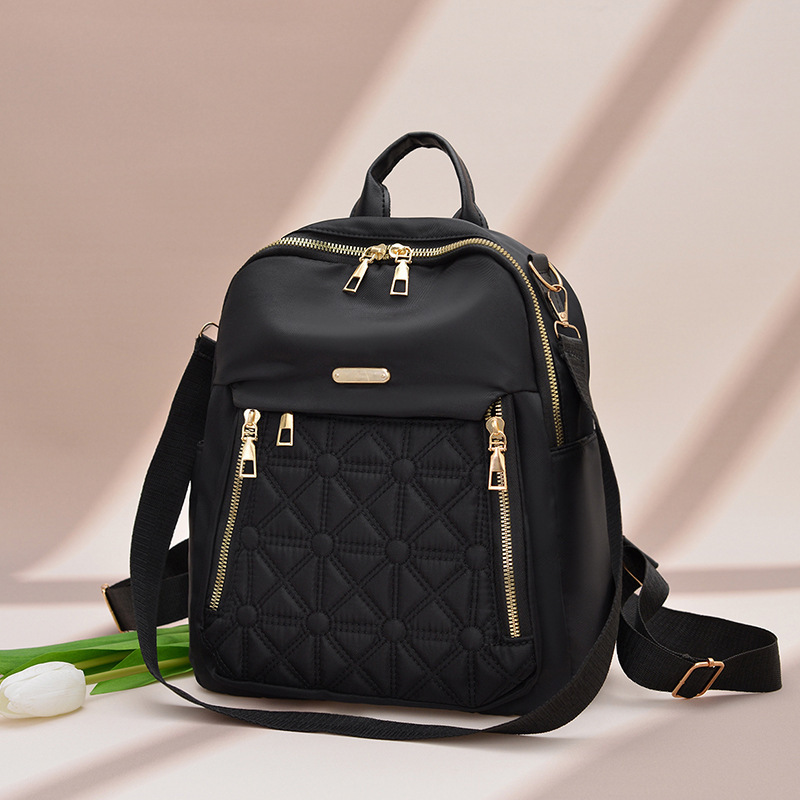 Oxford Fabric Backpack, Women's, Back Support