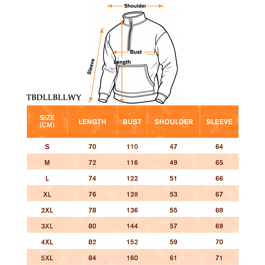 AOP TBD Stand Collar Half Zip Sweatshirt