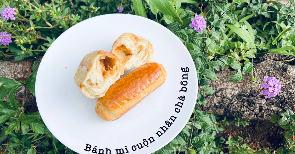 Bánh mì cuộn nhân chà bông