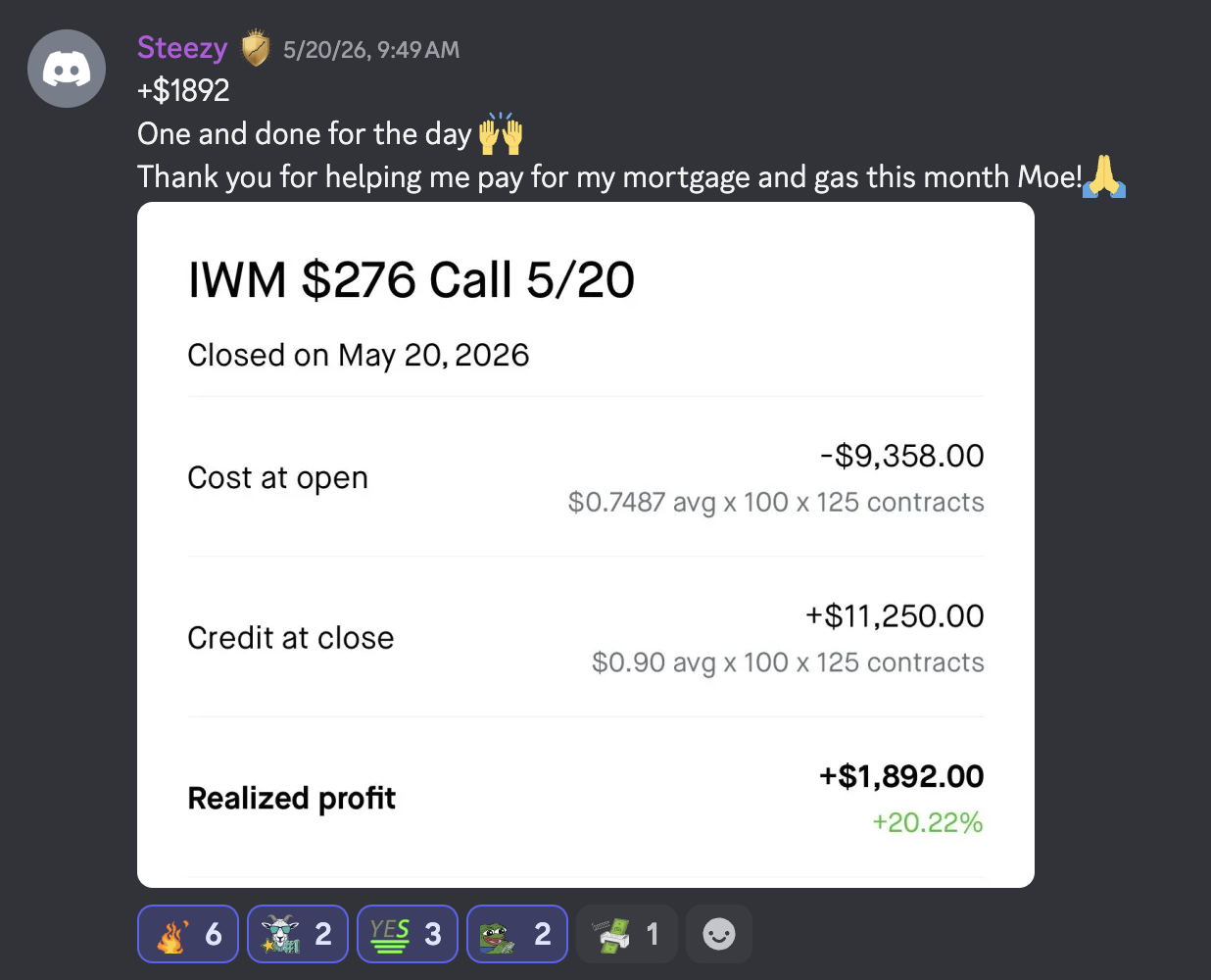 Member win