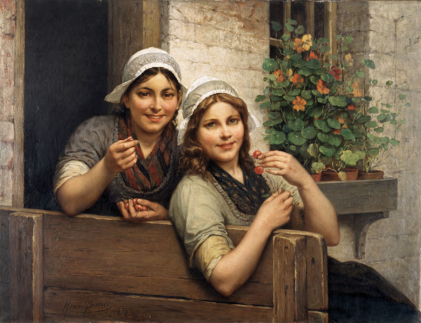 Ripe Cherries 1874