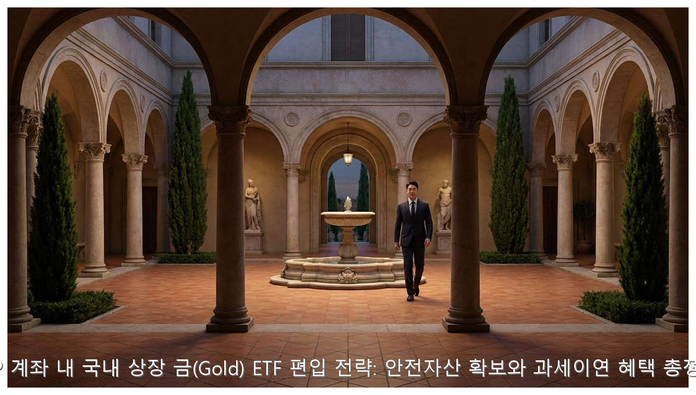 IRP 금 ETF 절세 및 투자 전략 가이드 핵심 안내 및 분석 인포그래픽 (6)