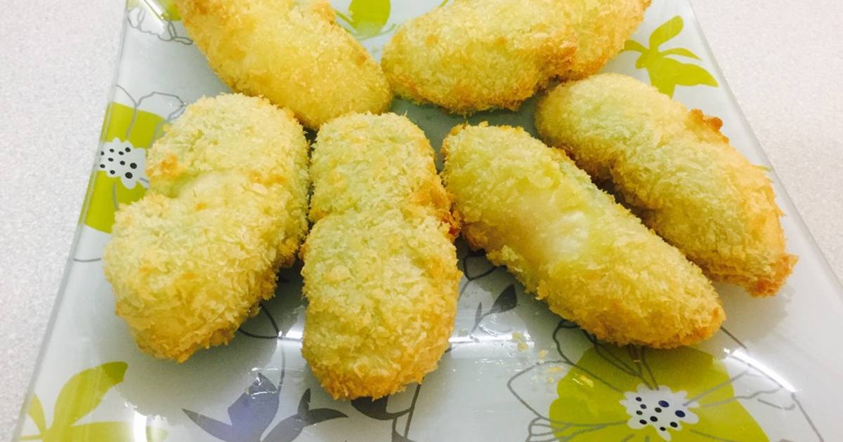 Chuối sứ chiên xù