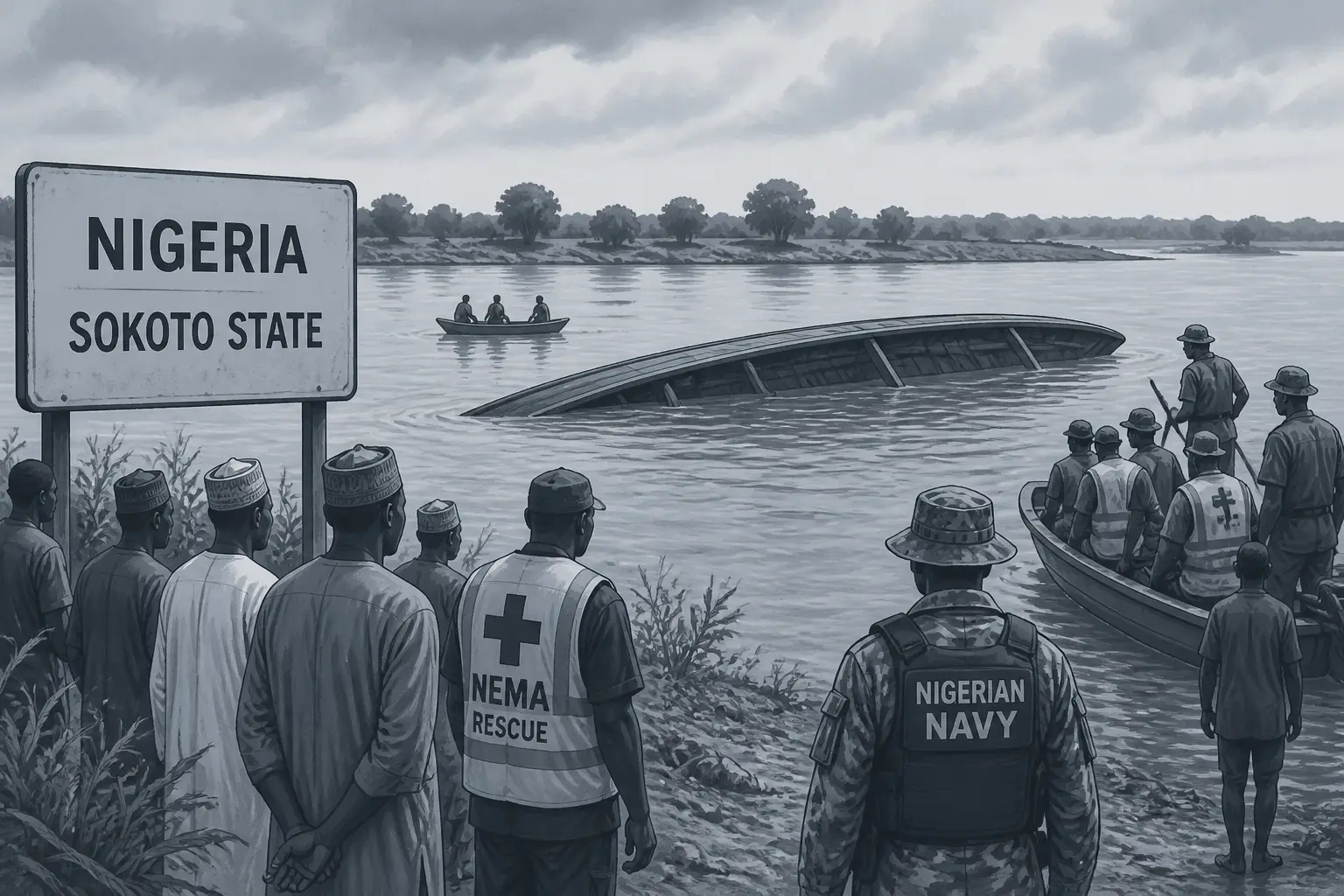 Editorial image for Nigeria: At least 50 dead after boat capsizes in Sokoto state