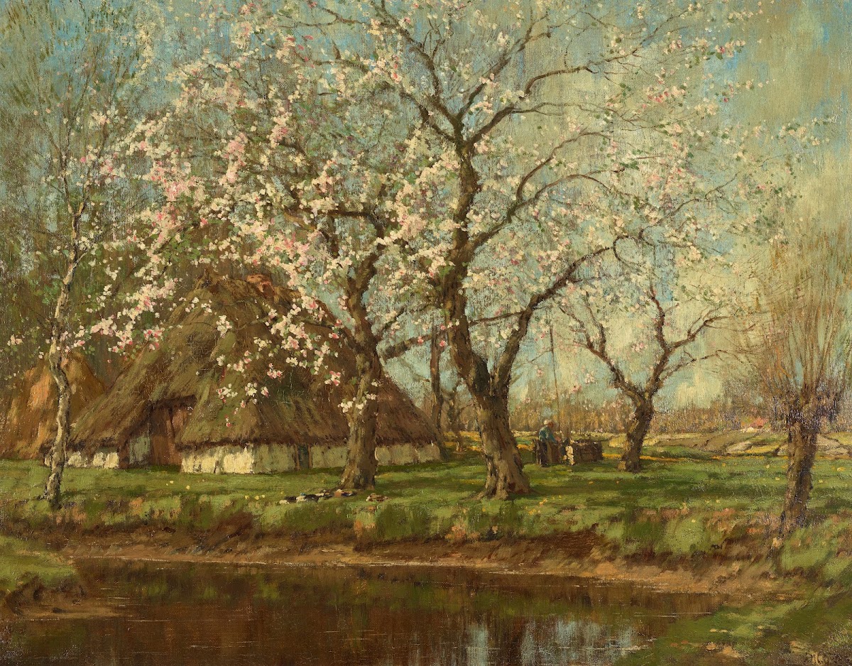 A spring landscape