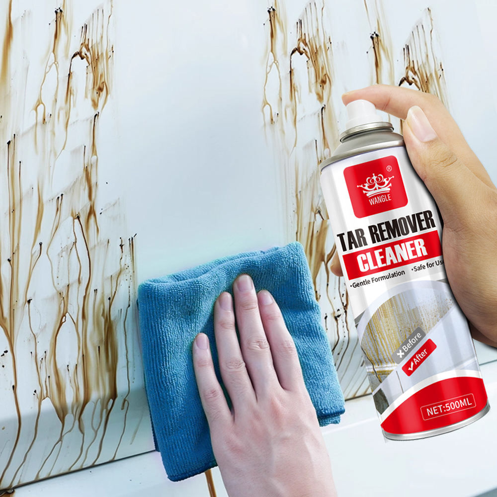 ស្តេចបាញ់កំចាត់ស្នាមប្រឡាក់ កាវស្អិត Sticker Glue Mark Remover Cleaner Rust Removal 450ml