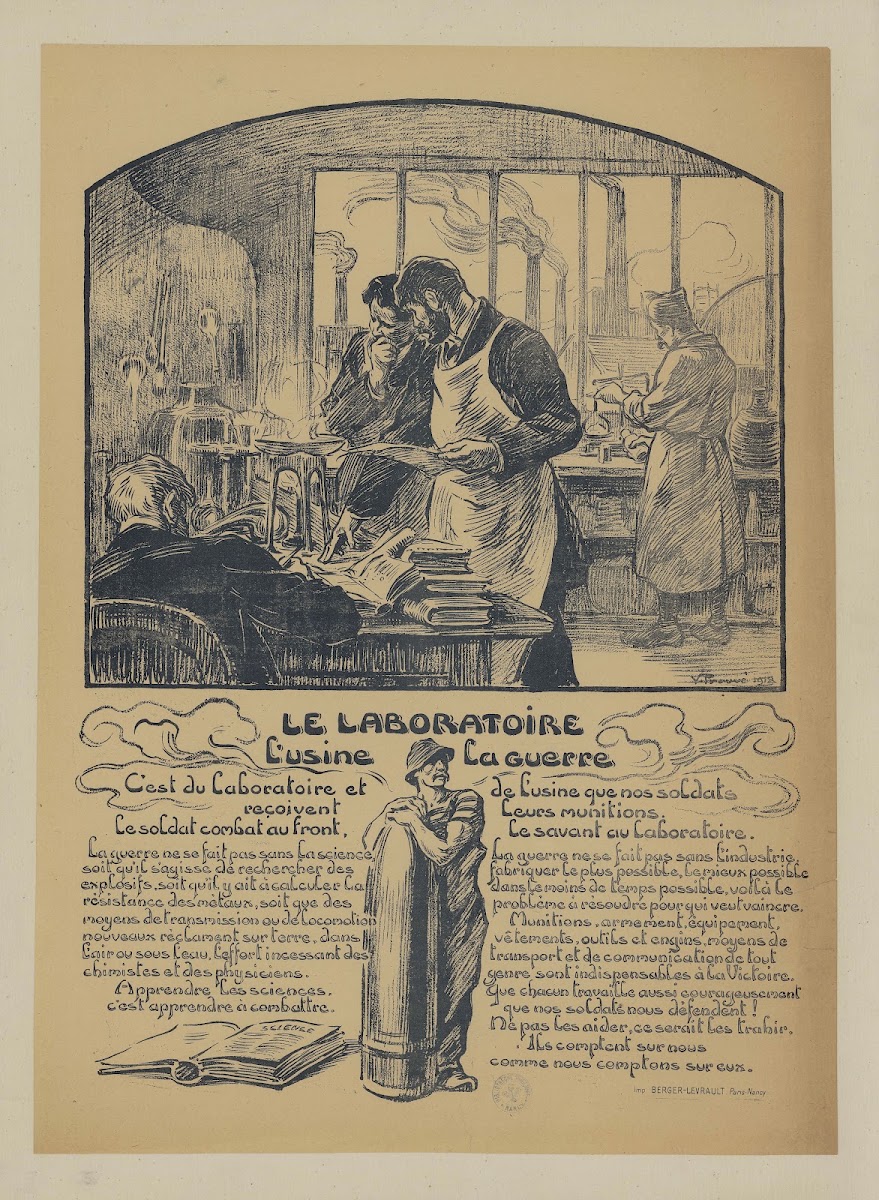Le laboratoire lusine la guerre 1918