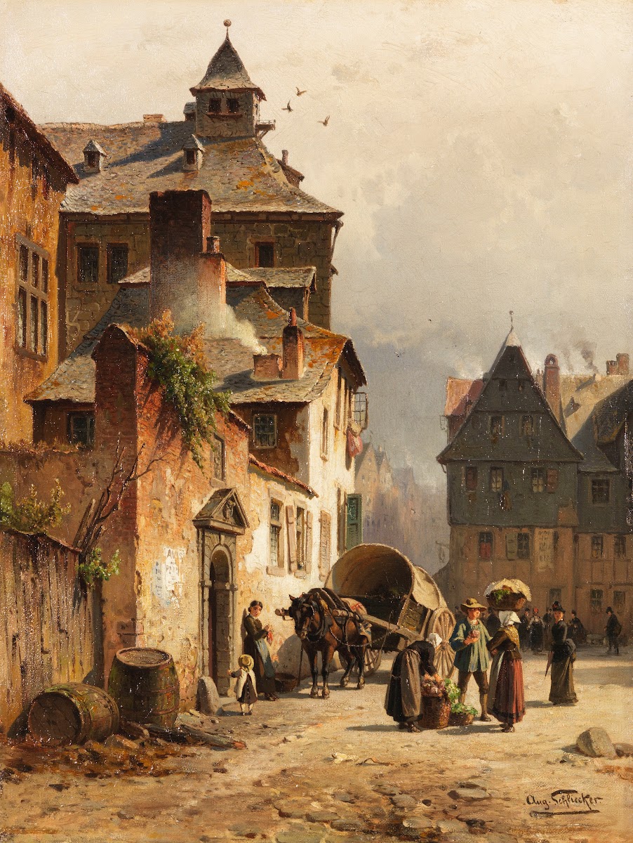 Stadtansicht Lüttich 1860
