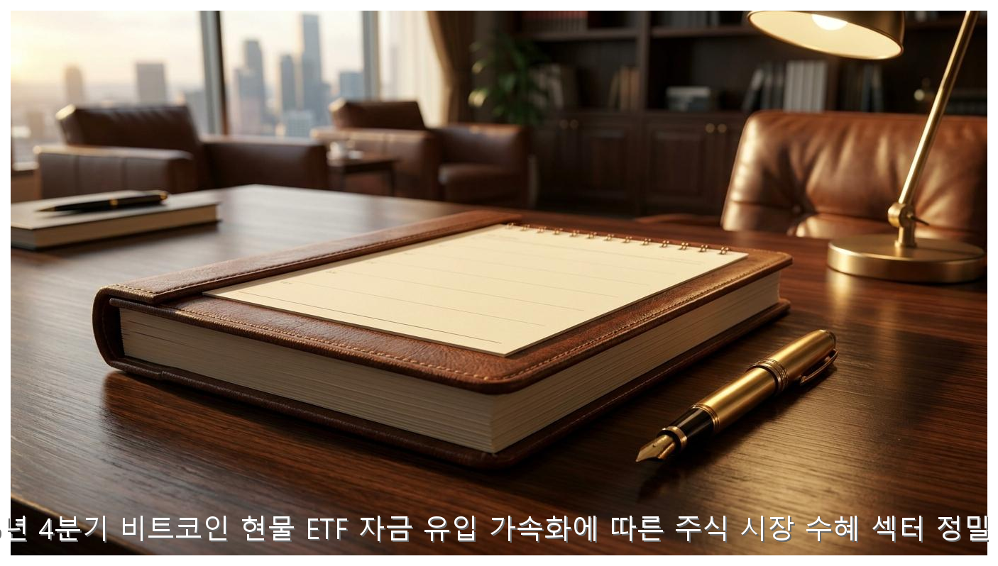 2026 비트코인 ETF 4분기 주식 수혜 전략 핵심 안내 및 분석 인포그래픽 (3)