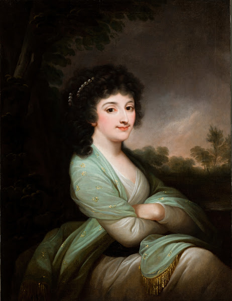 Portrait Of Izabela OgińSka NéE Lasocka 1792 1793