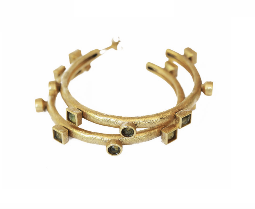 Серьги-кольца Медуза GM