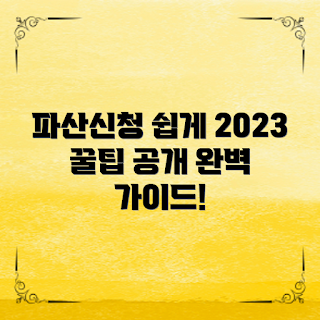 파산신청절차, 파산 절차, 파산 가이드, 부채 관리, 법원 신청
