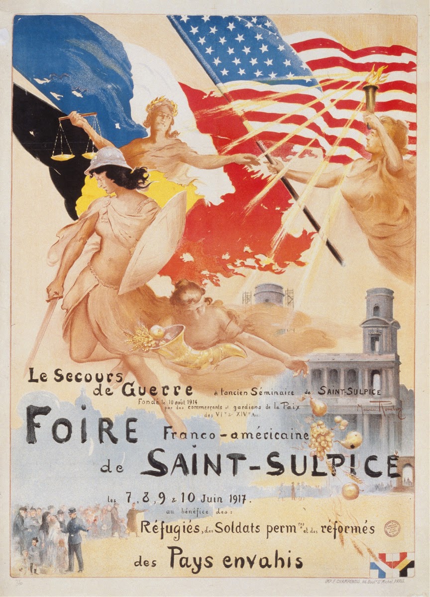 Foire France AméRicaine De Saint Sulpice Le Secours De Guerre 1917