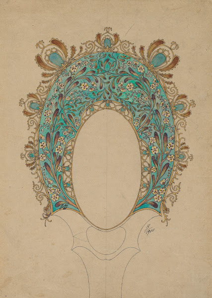 Designs for a Hand Mirror c 1900 1902