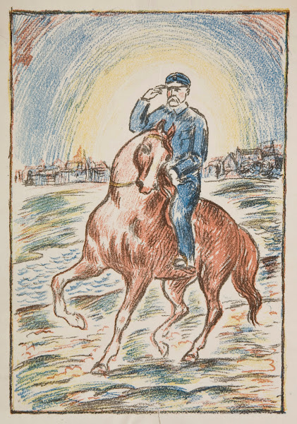Józef Piłsudski na kasztance 1925