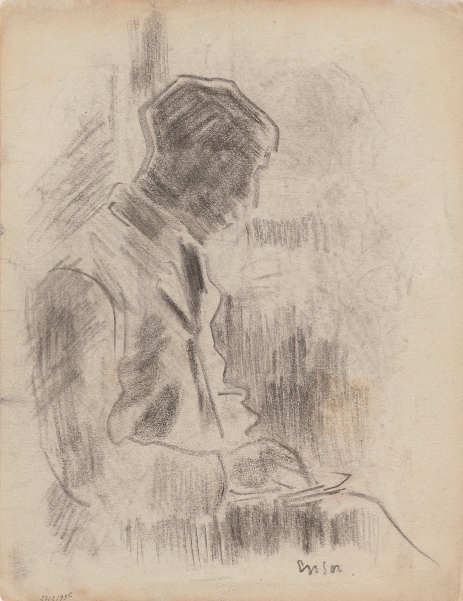 Man Writing 1880 1883