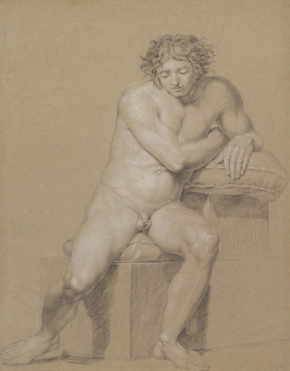 Study of a Seated Male Nude