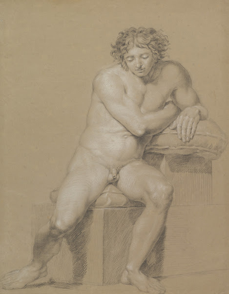 Study of a Seated Male Nude