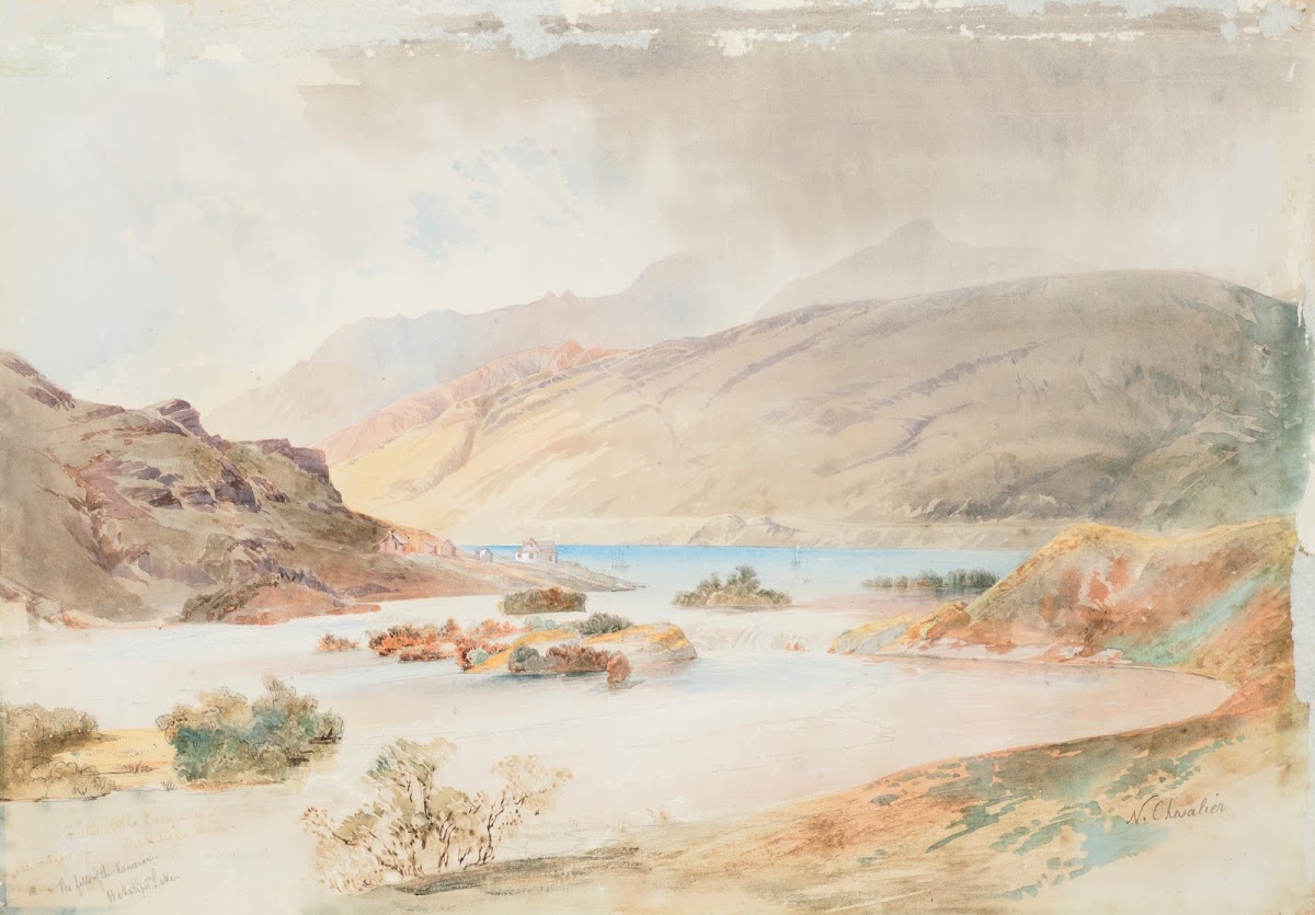 The Falls of the Kawarau Wakatipu Lake 1866