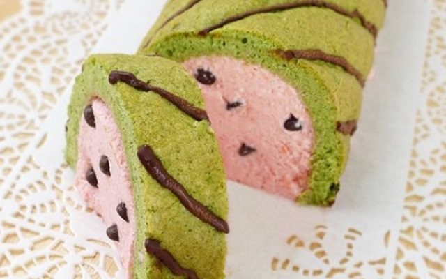 Bánh Quy Cuộn Hình Dưa Hấu