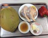 Đùi vịt rửa sạch bằng nước gừng và dội qua bằng nước sôi. Chặt vịt thành miếng vừa ăn