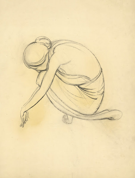 Actrice of Danseres grote schets