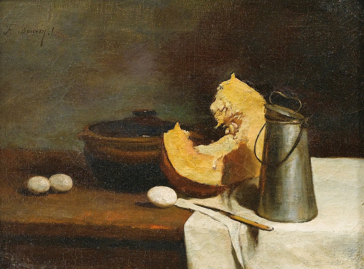 Nature morte à la citrouille 1851
