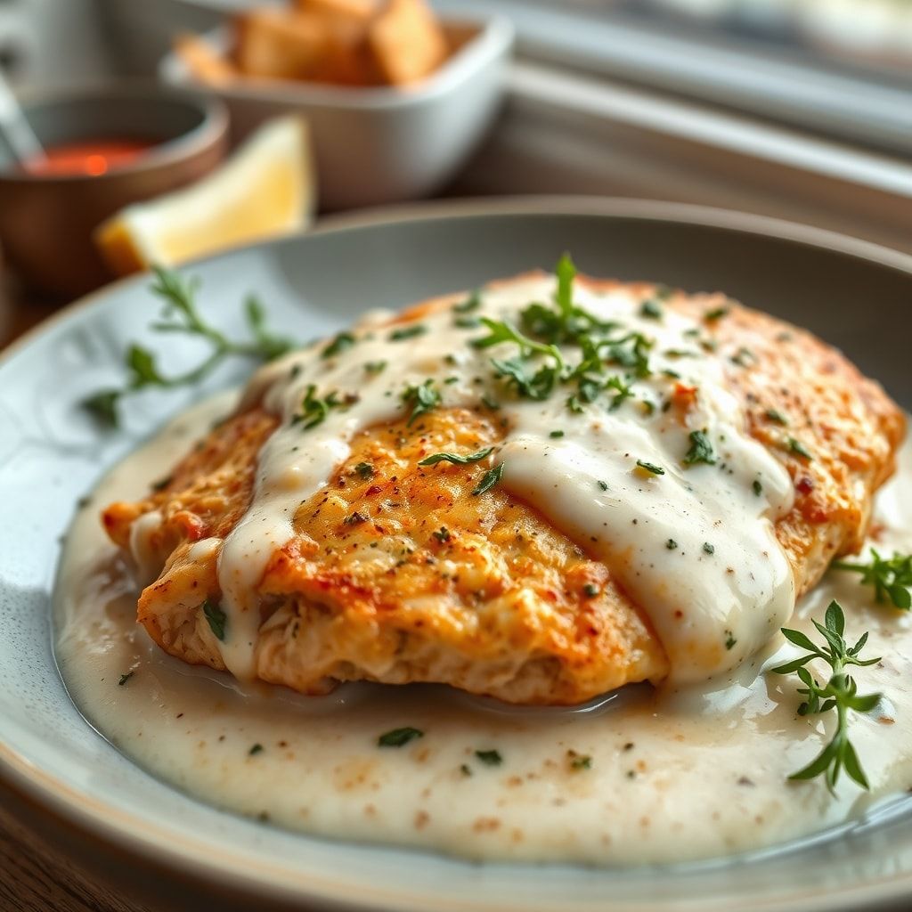Creamy Turkish Chicken with Easy White Sauce Recipe (30-Minute Weeknight Winner) finished