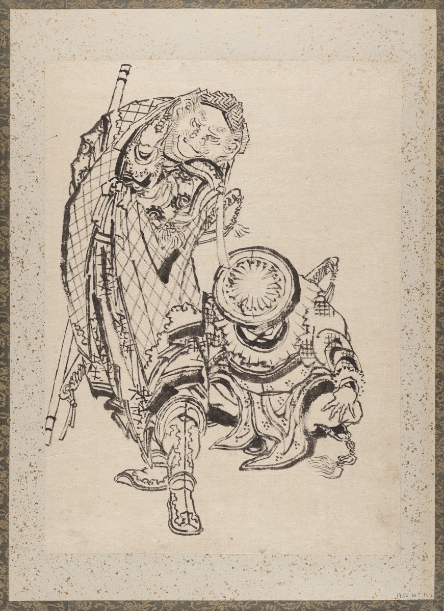 Album of Sketches by Katsushika Hokusai and His Disciples Pl07 19th century