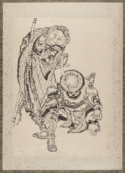 Album of Sketches by Katsushika Hokusai and His Disciples Pl07 19th century