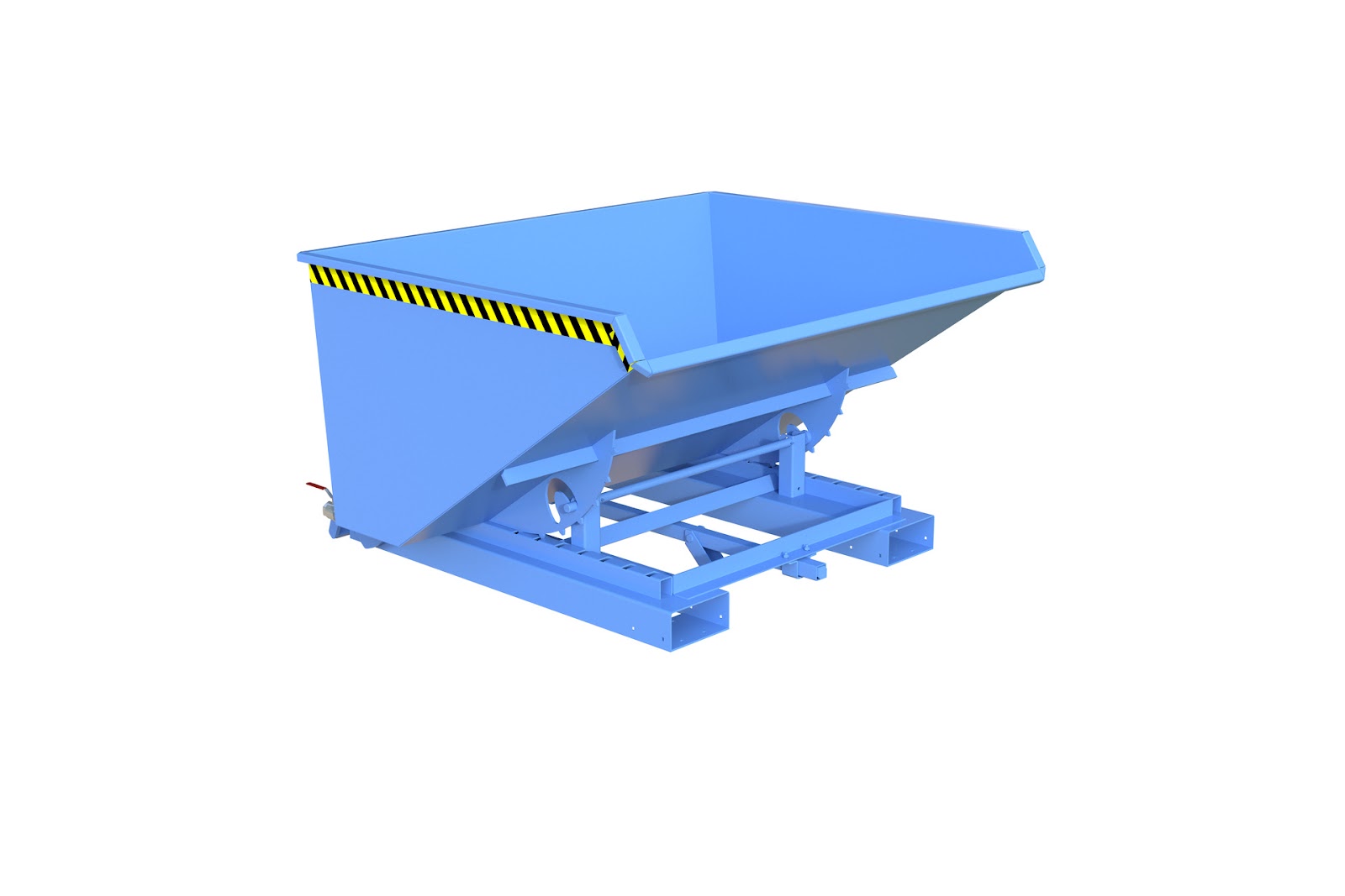 Spaander-kiepcontainer S4A 900, gelakt, Lichtblauw