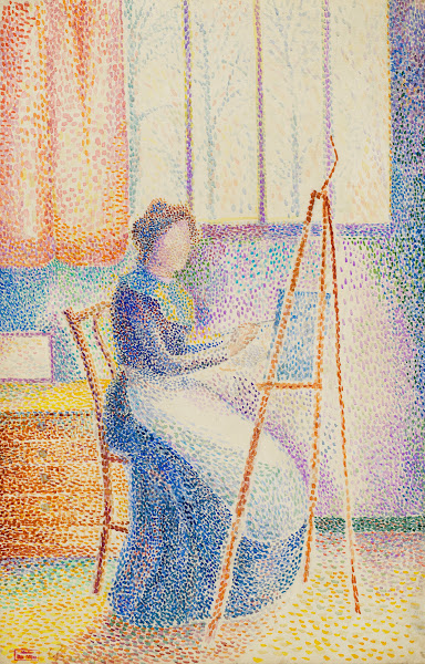 La femme de lartiste à son chevalet circa 1910 1912